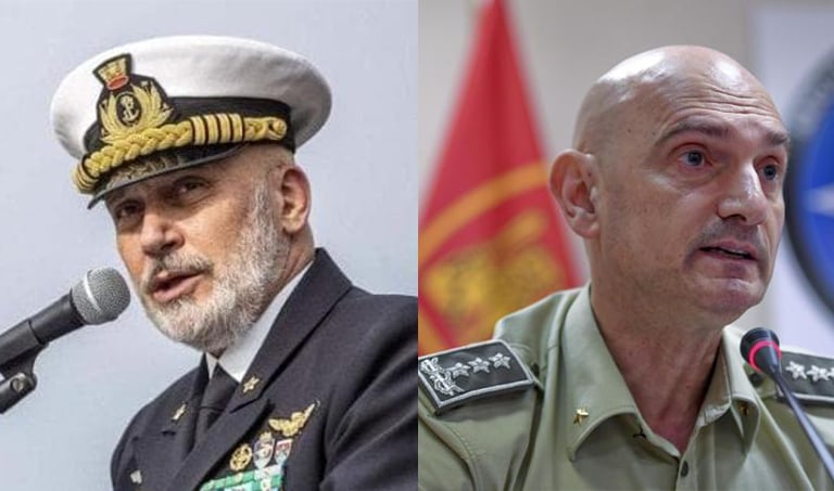 Difesa, l’ammiraglio Cavo Dragone promosso capo militare in Europa; il generale Portolano prenderà il suo posto come CSMD