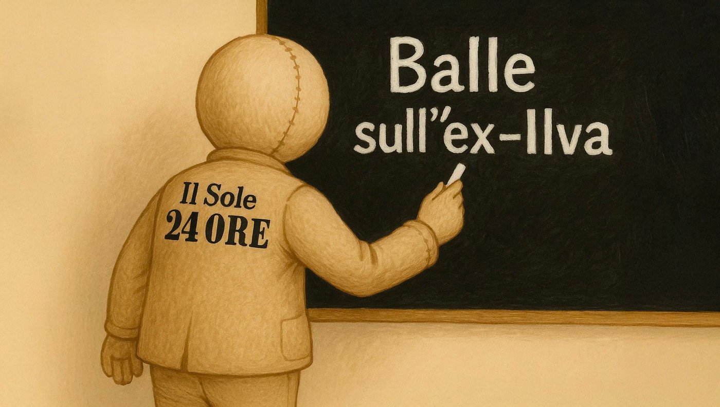 Ex Ilva, quando la disinformazione si trucca da cronaca: le balle del Sole 24Ore