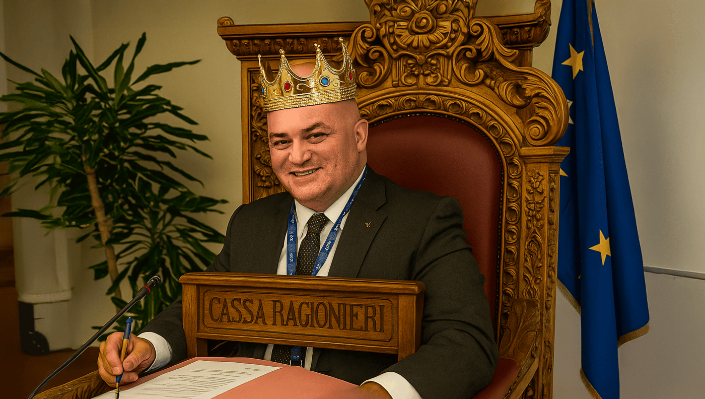 Cassa Ragionieri: equilibrio apparente e potere perpetuo; mentre i conti scricchiolano, il presidente Pagliuca punta a restare in carica per 20 anni