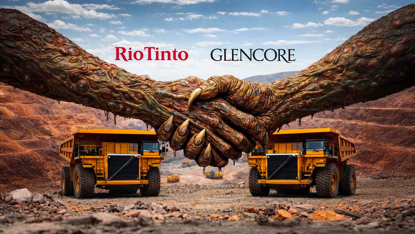 Rio Tinto + Glencore: il mostro che ridisegna il potere delle materie prime